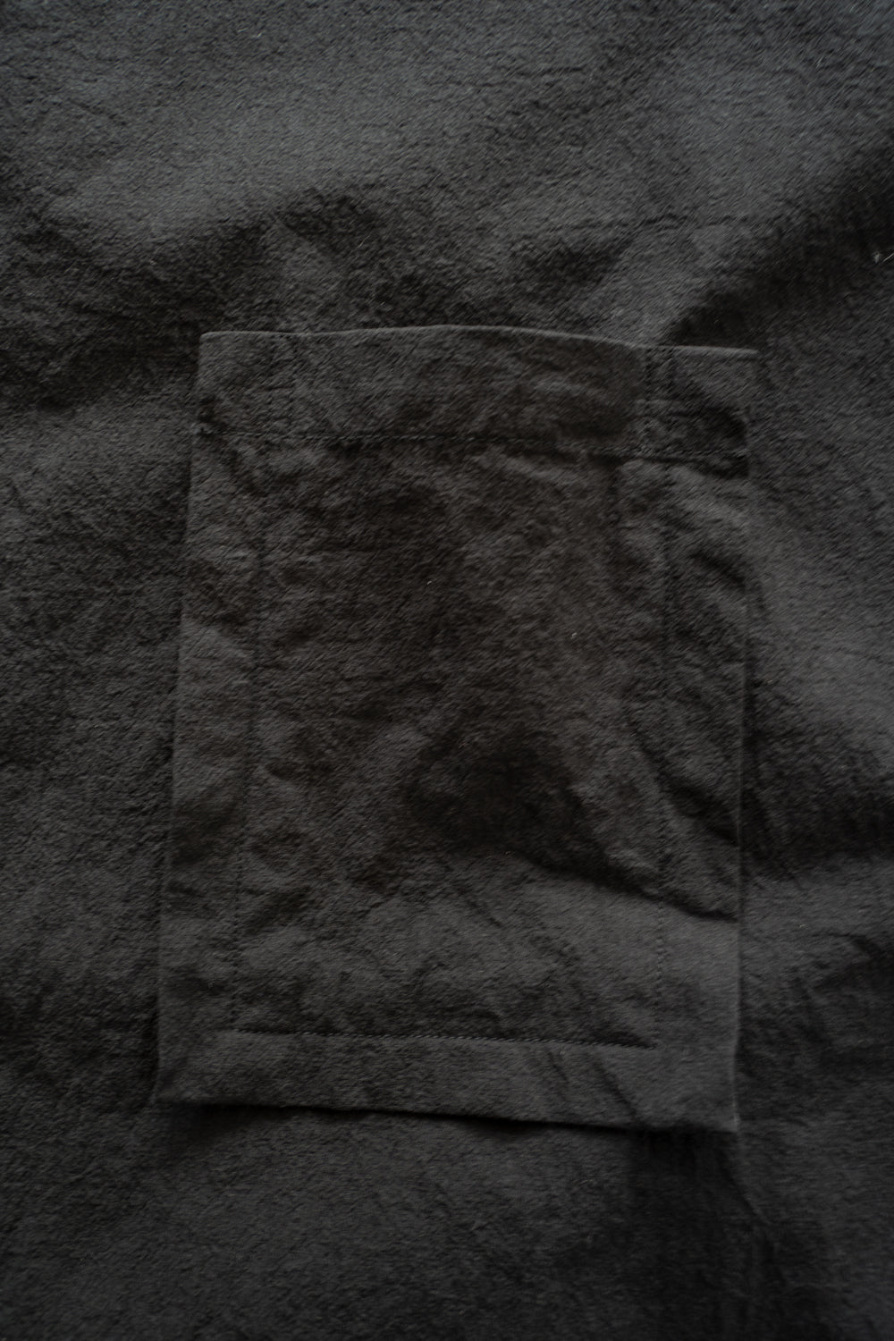 【ラスト1点】Plain Looks Unbalance Shirts（BLACK）