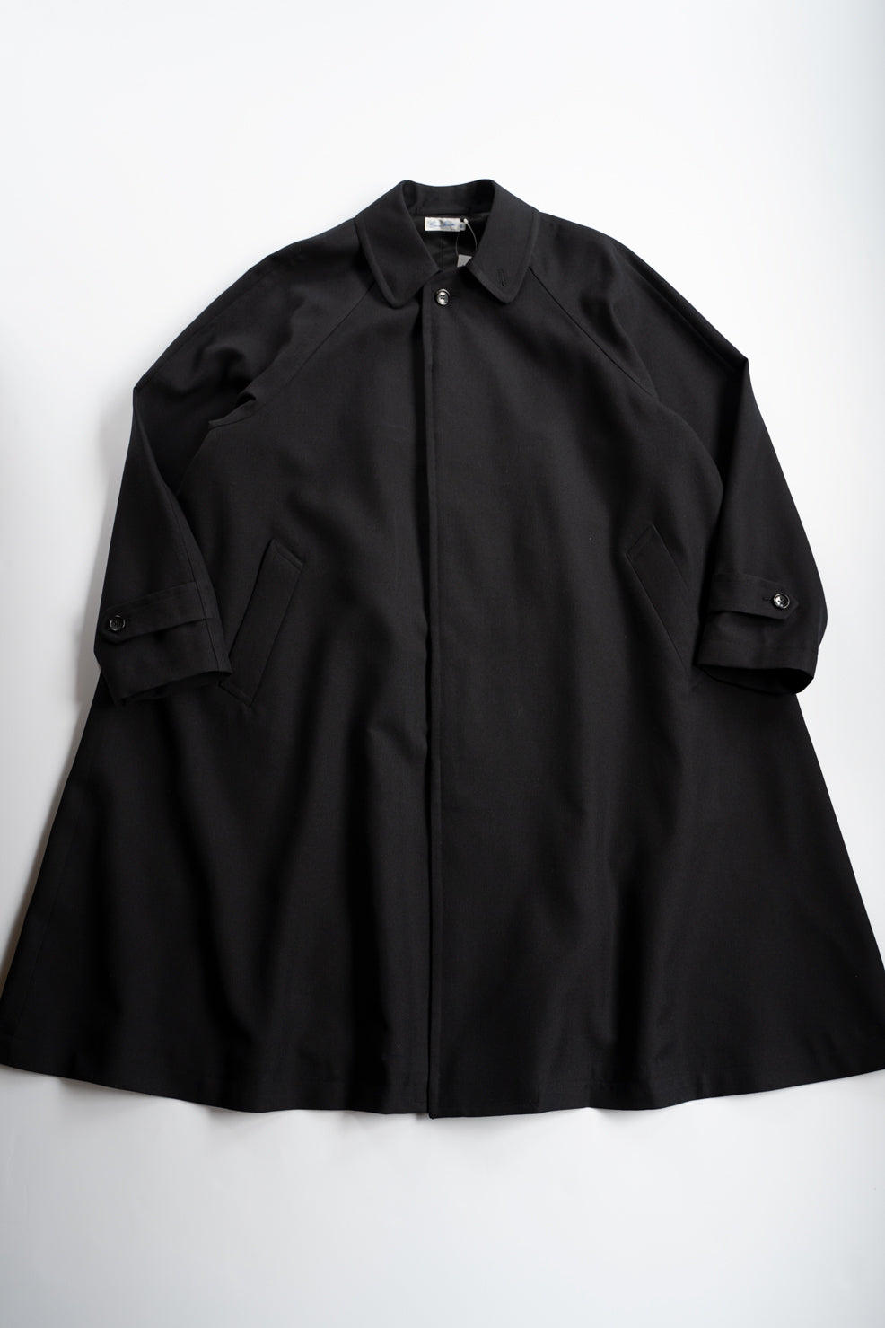 【ラスト1点】C-002 ウールオックスバルマカーンコート（BLACK）