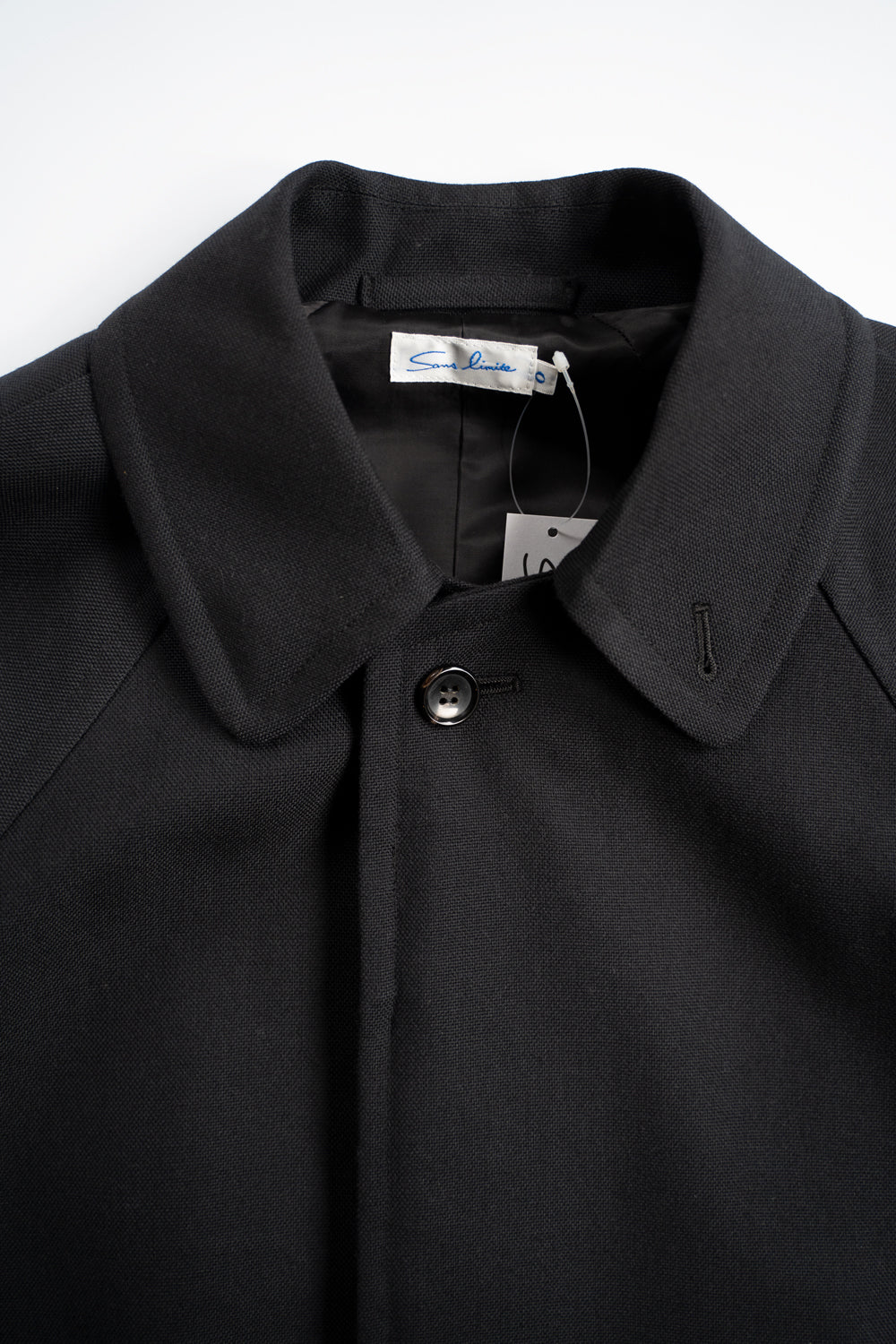 【ラスト1点】C-002 ウールオックスバルマカーンコート（BLACK）