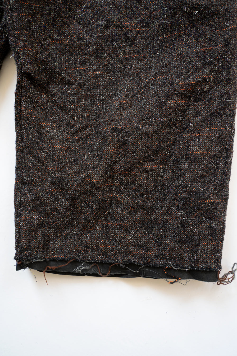 【ラスト1点】Cut Off Bold Straight Trousers（MIX BROWN）