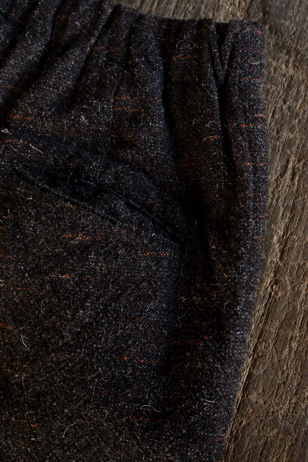 【ラスト1点】Bias Tuck Strings Tapered TRS（MIX BROWN）