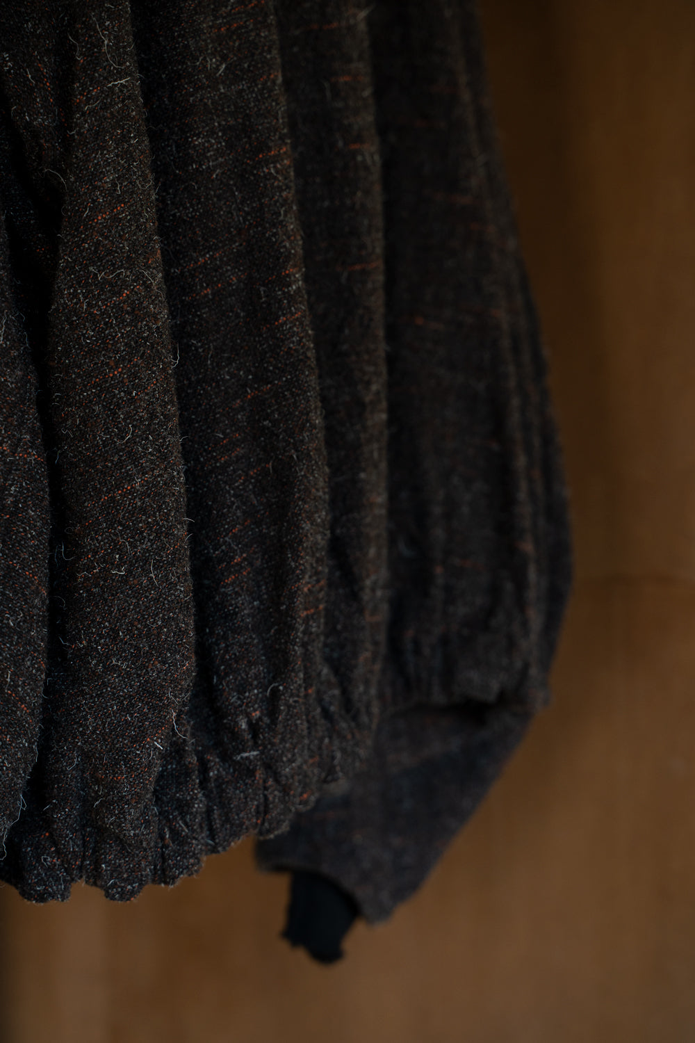 【ラスト1点】Volume Sleeve Tankers Blouson（MIX BROWN）