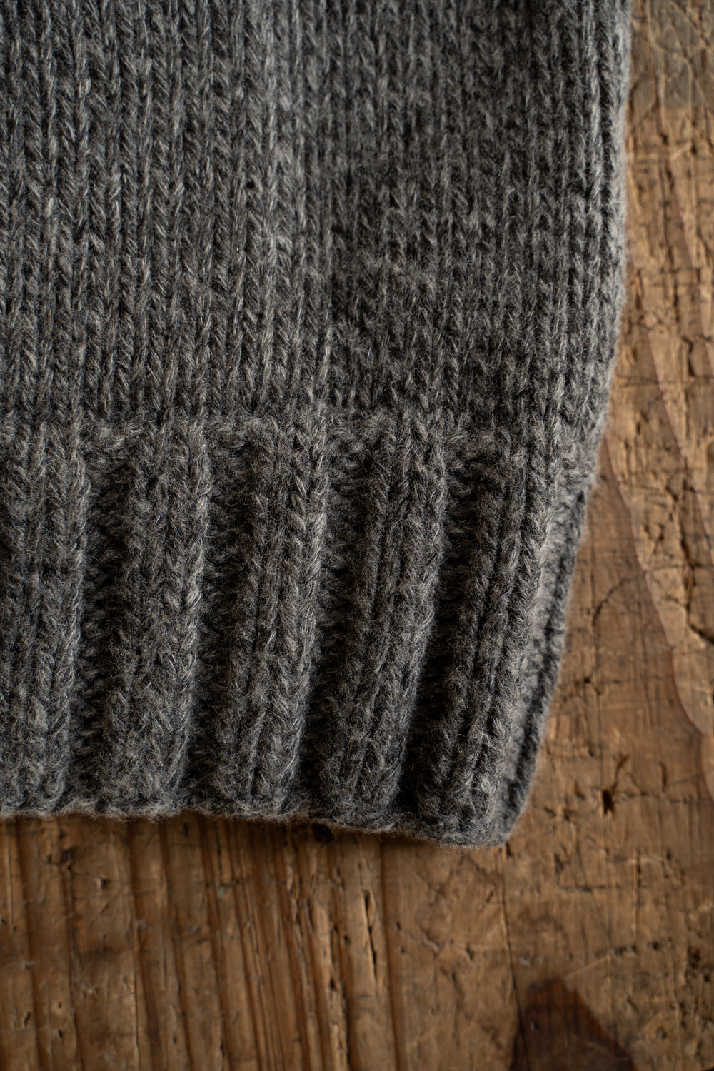 【ラスト1点】Cotton/Papar/Wool HAND KNITTING cowichan sweater(KURE)