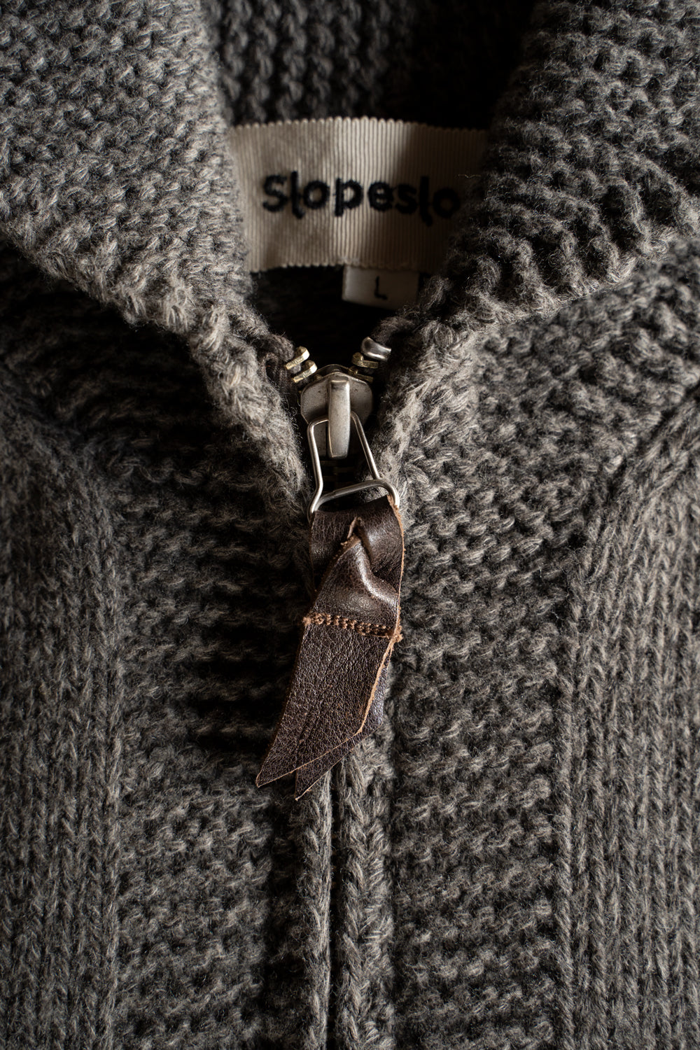 【ラスト1点】Cotton/Papar/Wool HAND KNITTING cowichan sweater(KURE)