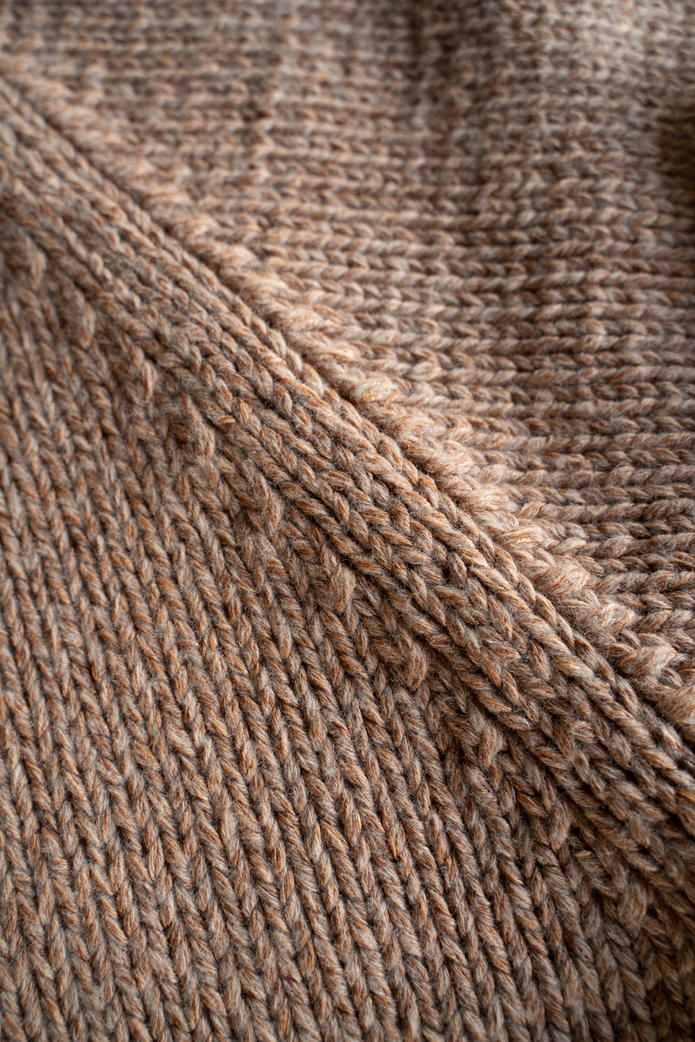 【ラスト1点】Cotton/Papar/Wool HAND KNITTING cowichan sweater(KAKISHIBU)