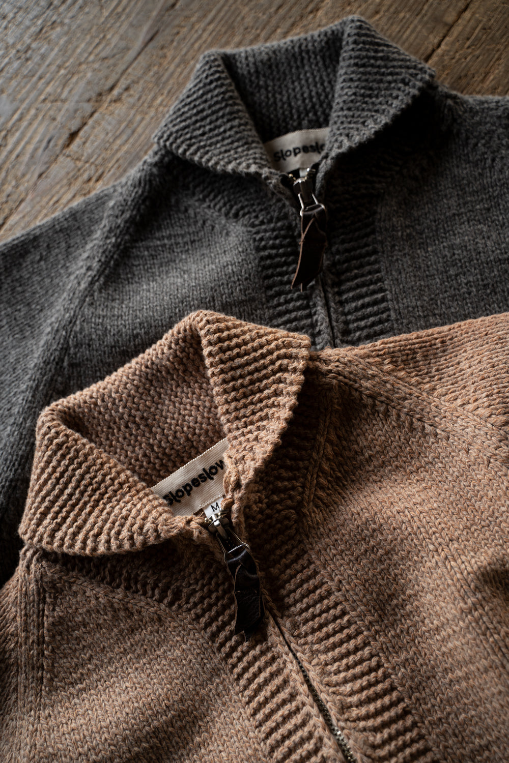 【ラスト1点】Cotton/Papar/Wool HAND KNITTING cowichan sweater(KURE)