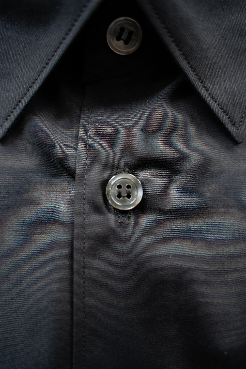 SH01B ブロードボックスレギュラーカラーシャツ（BLACK）