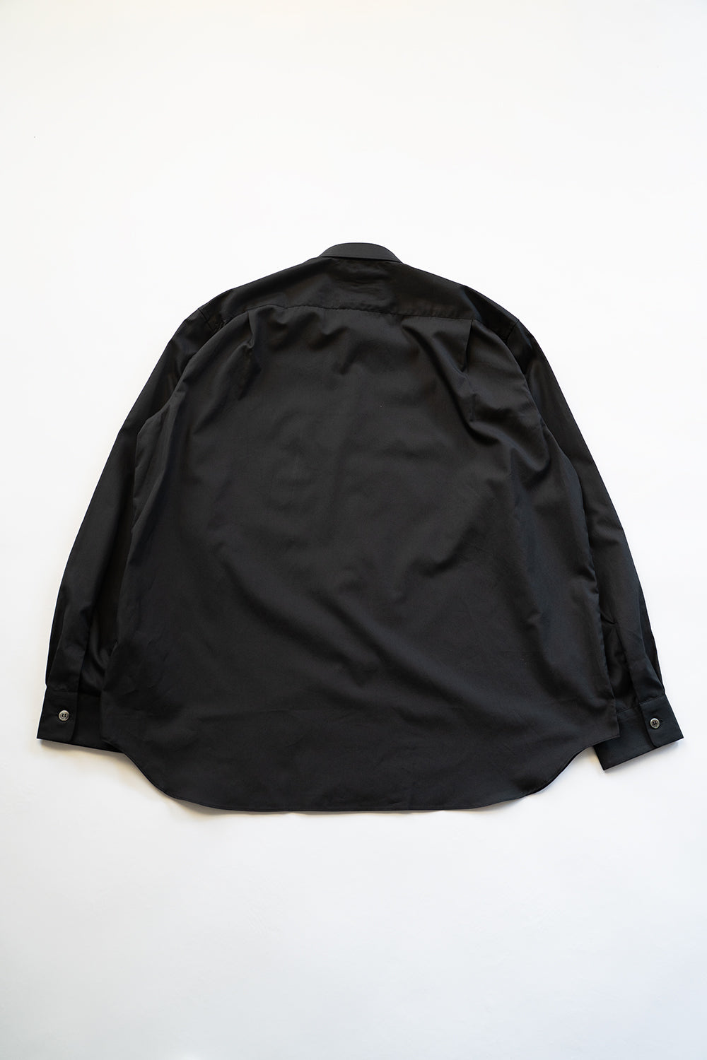 【ラスト1点】SH04B ブロードボックスNEWワイドカラーシャツ（BLACK）