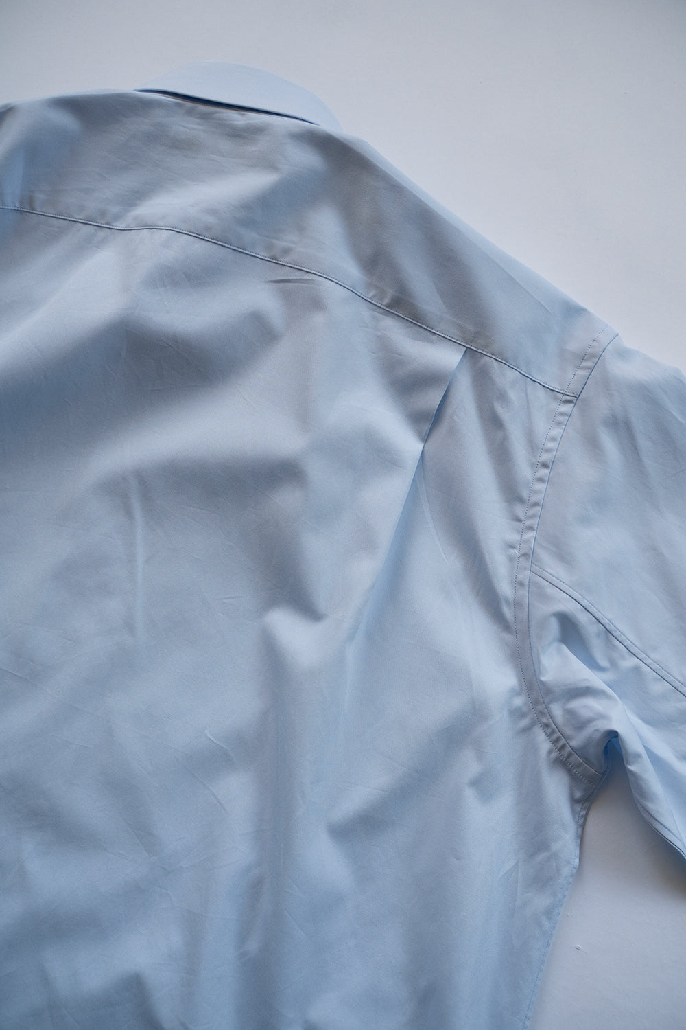 SH04B ブロードボックスNEWワイドカラーシャツ（SAX）