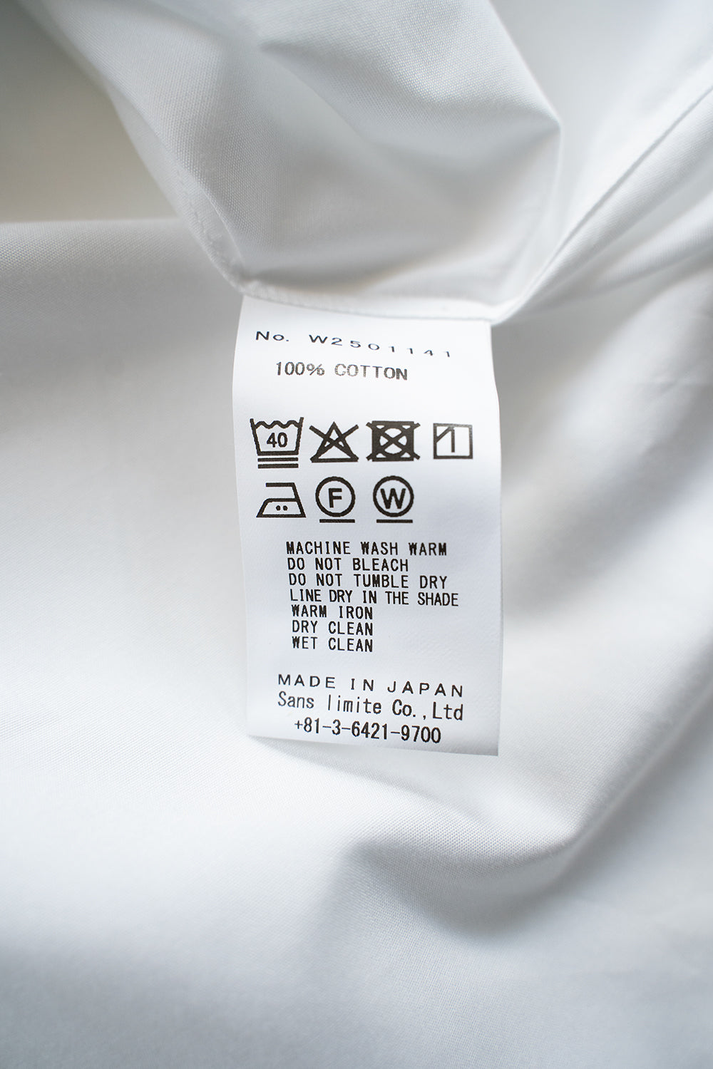 SH04B ブロードボックスNEWワイドカラーシャツ（WHITE）