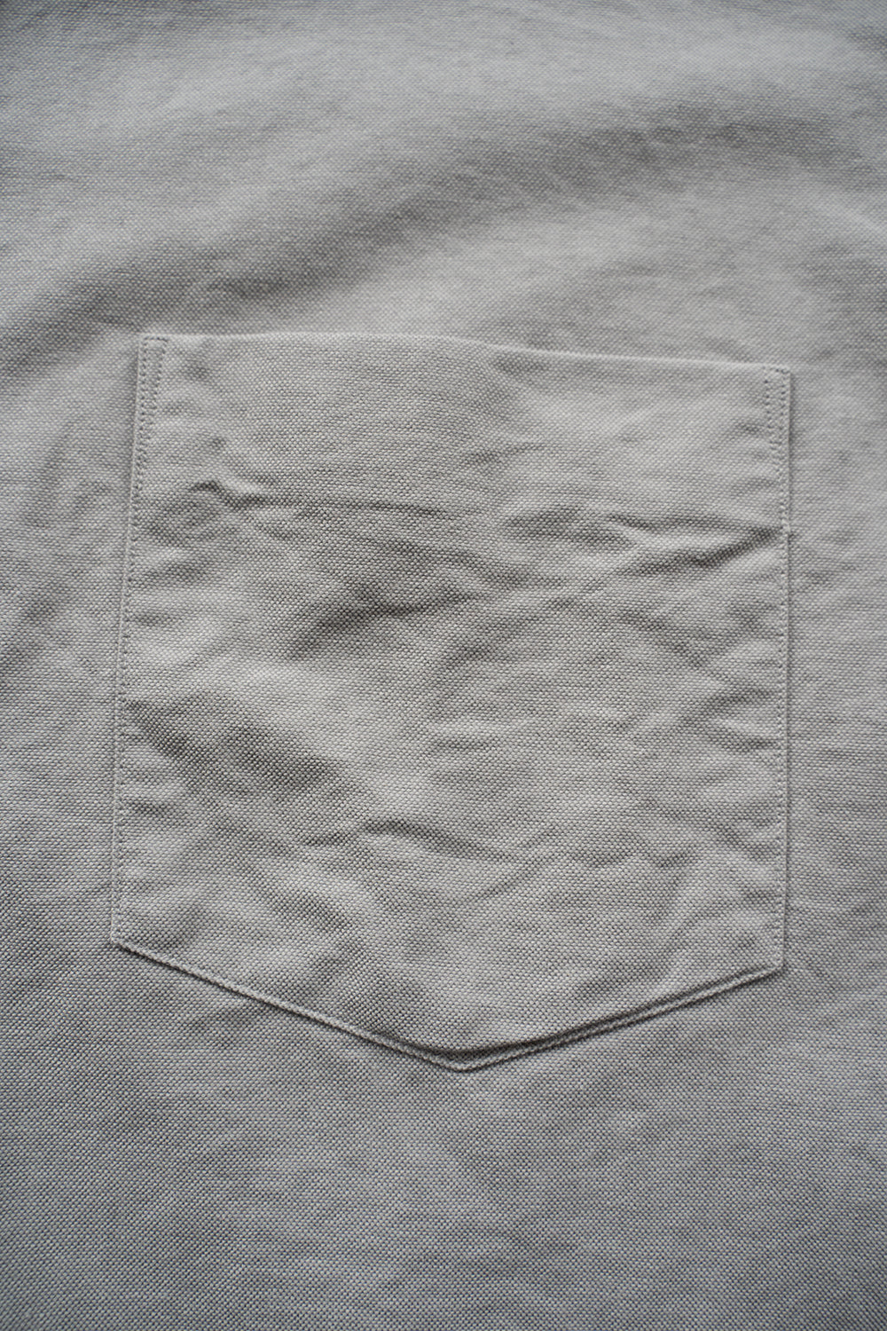 【ラスト1点】SH01B ボックスレギュラーカラー比翼シャツ（GREY OX）