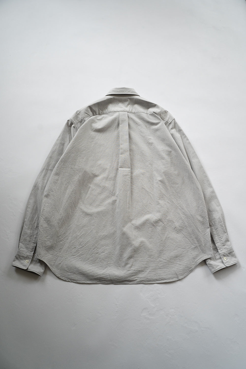 【ラスト1点】SH01B ボックスレギュラーカラー比翼シャツ（GREY OX）