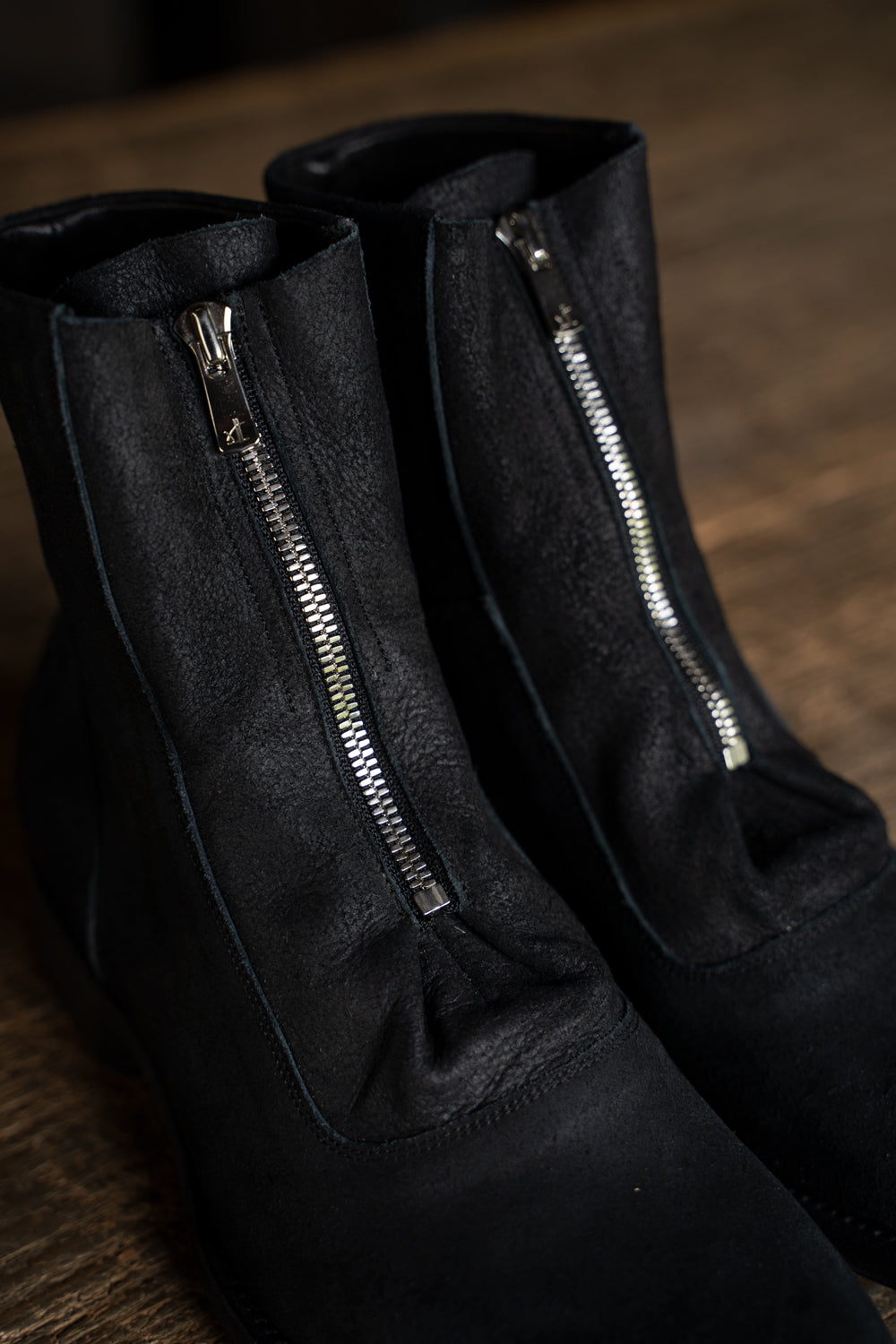 H Center Zip（BLACK）