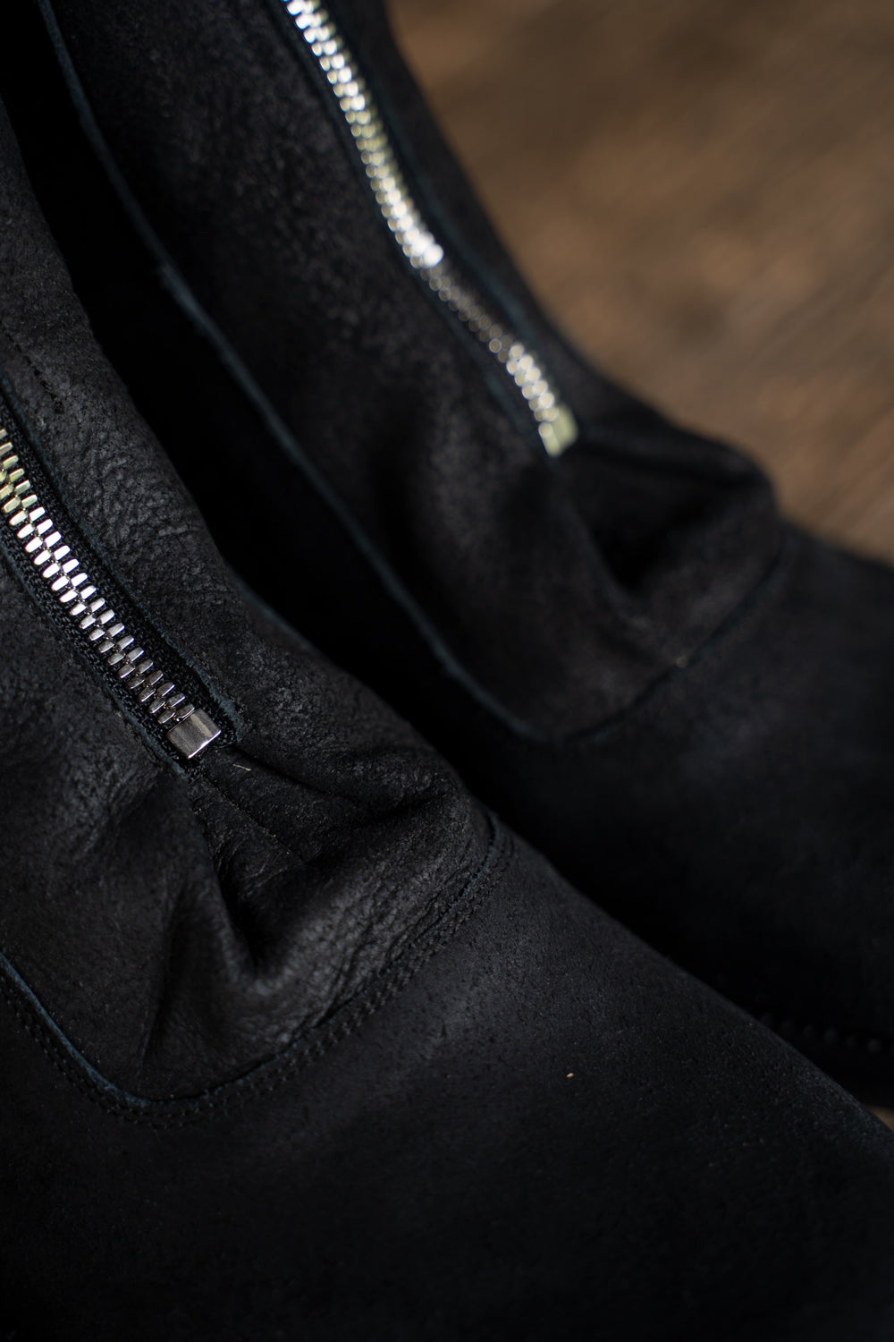 H Center Zip（BLACK）