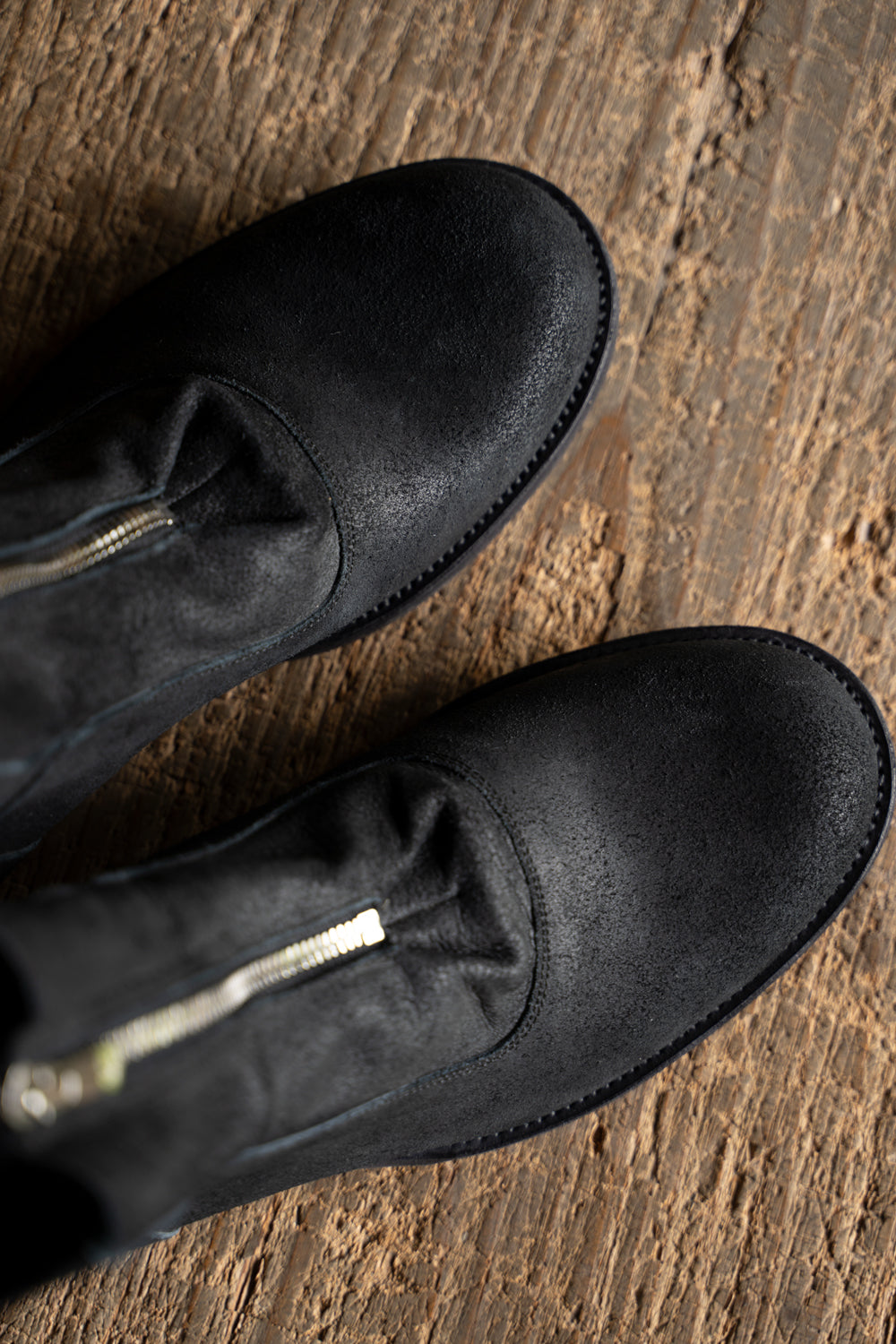 H Center Zip（BLACK）