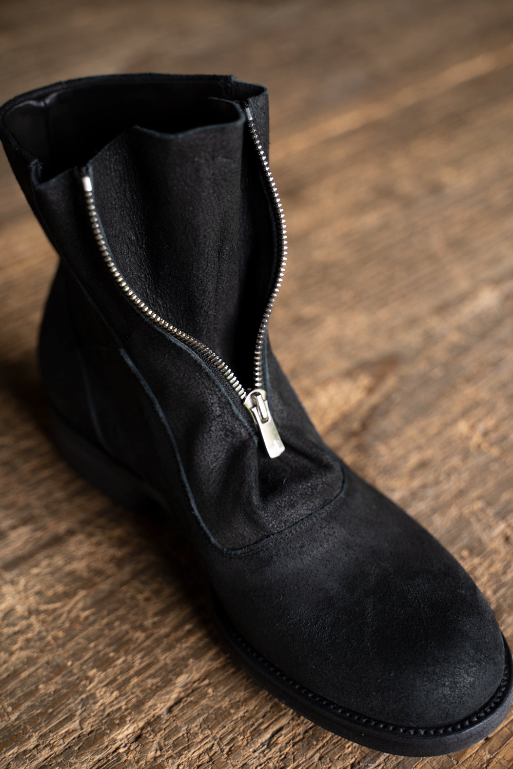 H Center Zip（BLACK）