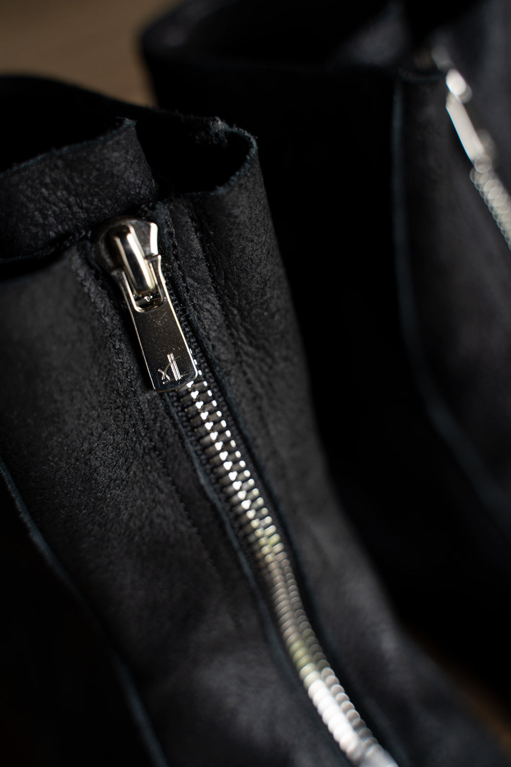 H Center Zip（BLACK）