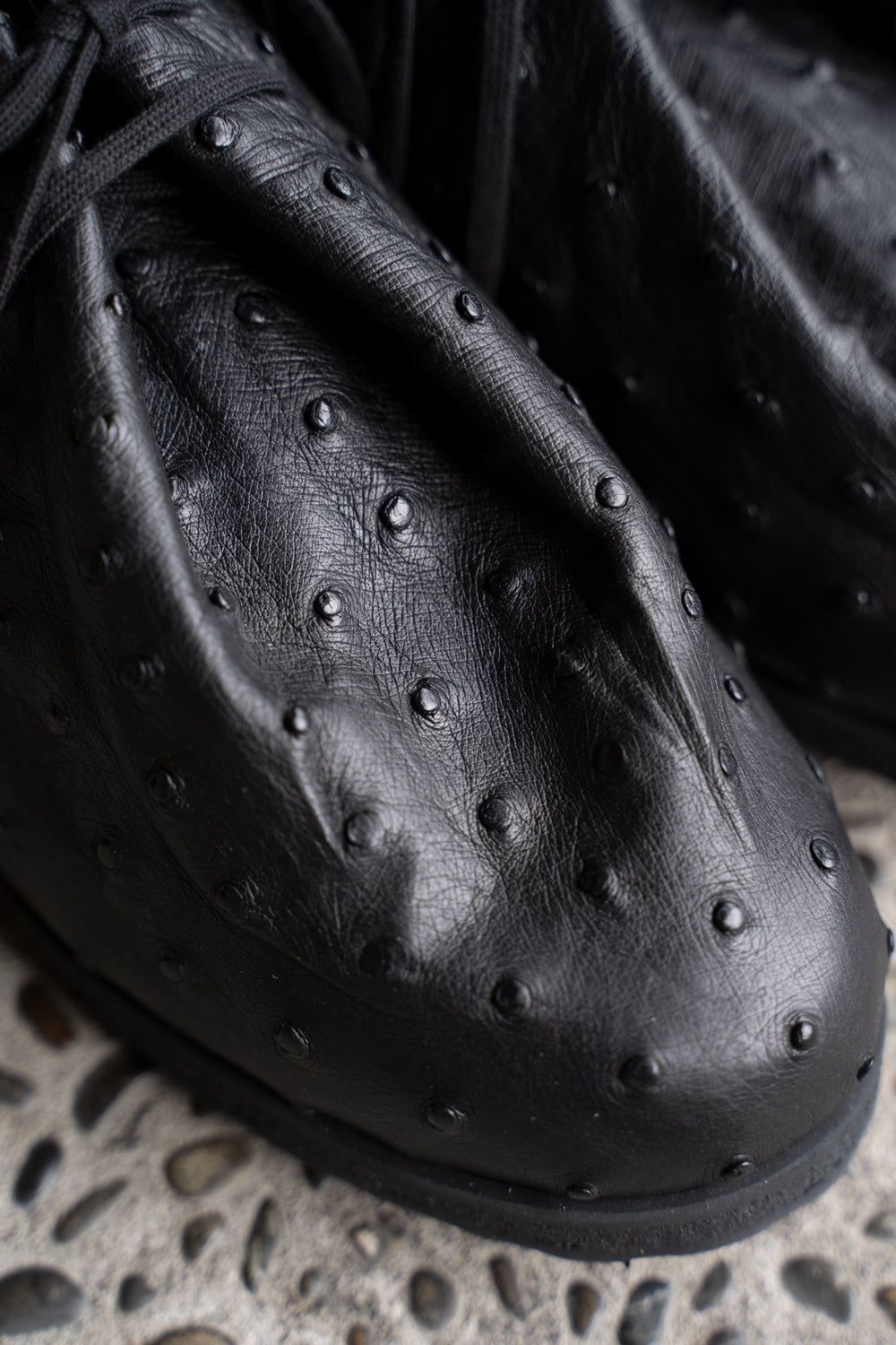Drawstring - Ostrich（BLACK）