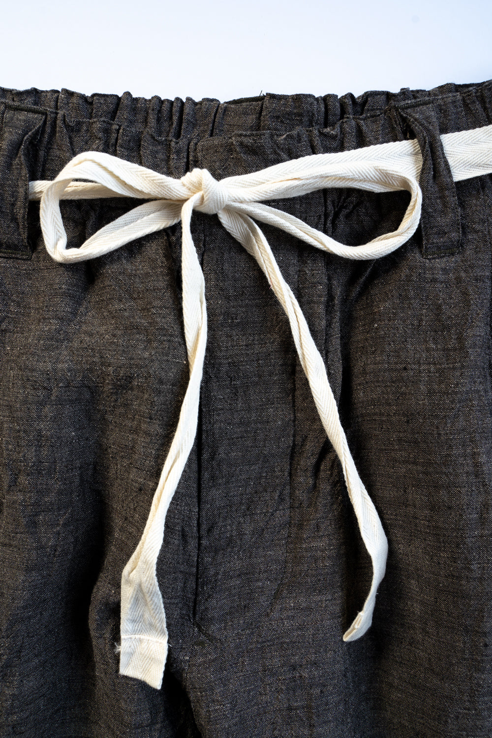 Egg Shape Easy Trousers "OVUM-LC"（BROWN）