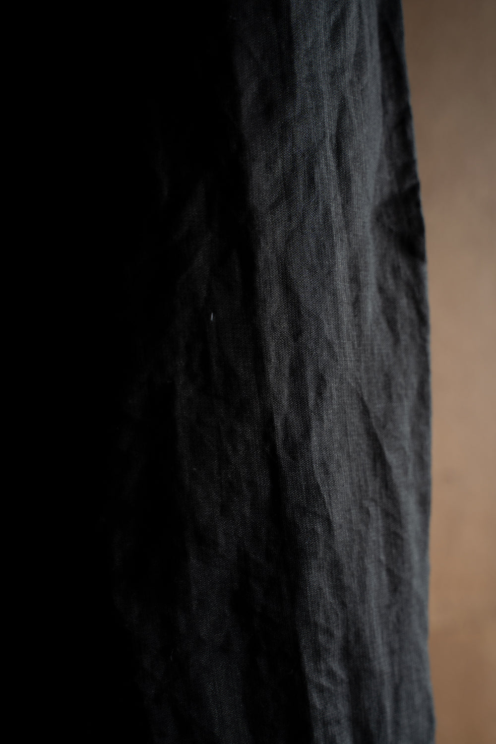 Egg Shape Easy Trousers "OVUM"-DB（BLACK）