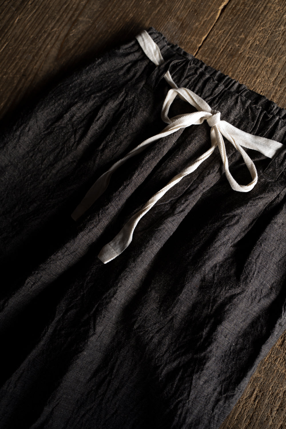 Egg Shape Easy Trousers "OVUM-LC"（BROWN）