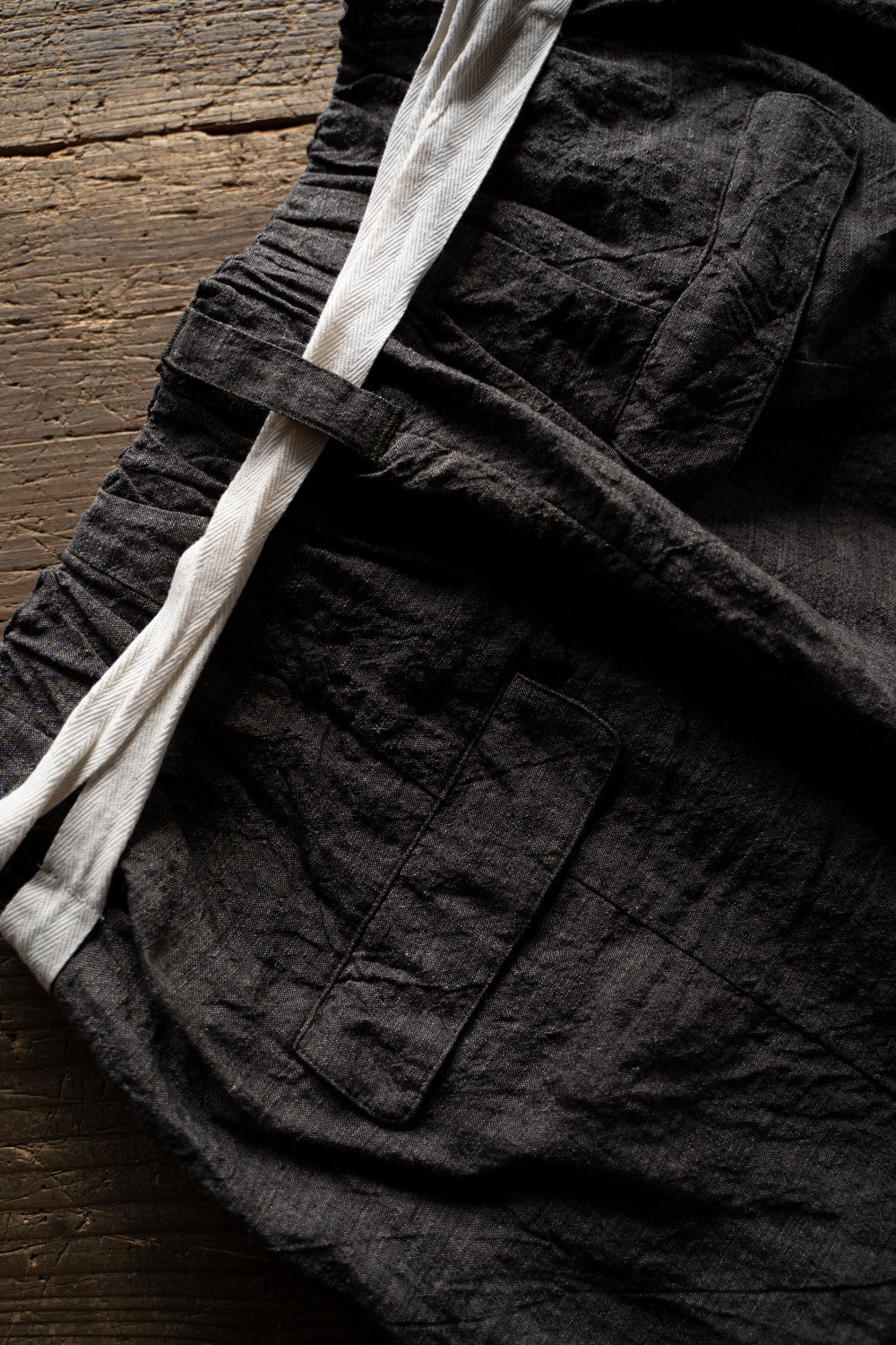 Egg Shape Easy Trousers "OVUM-LC"（BROWN）