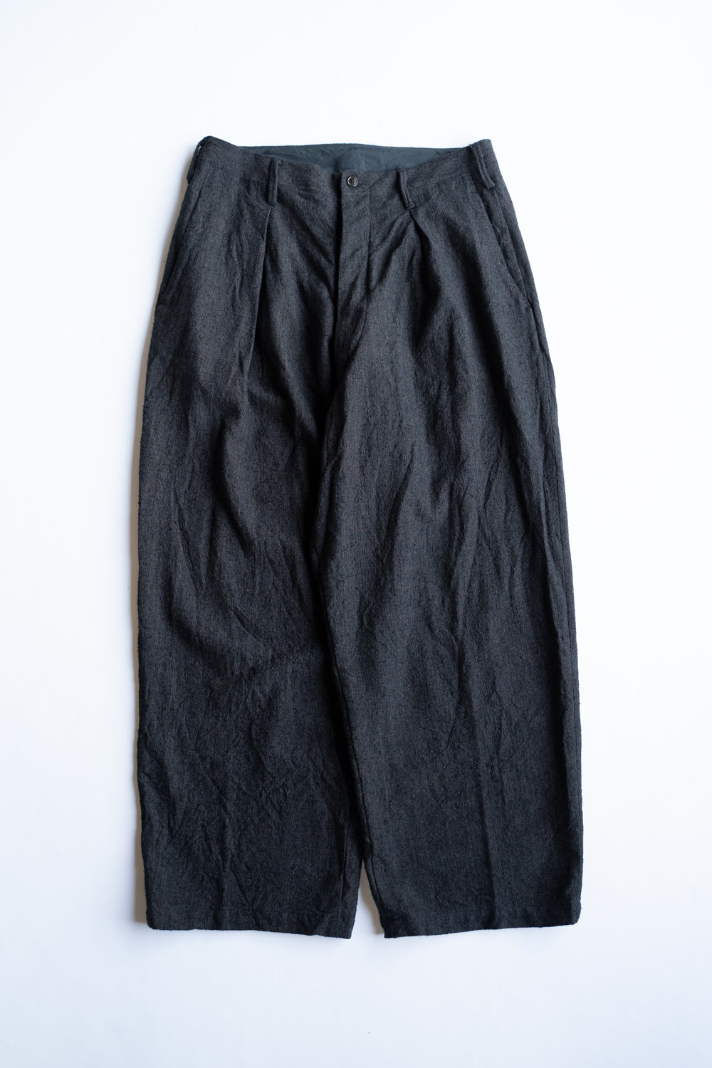 【ラスト1点】Wide and Tapered Silent Trousers"PACE"-SW（CACAO NIB）