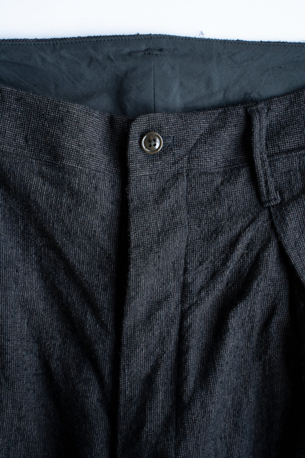 【ラスト1点】Wide and Tapered Silent Trousers"PACE"-SW（CACAO NIB）
