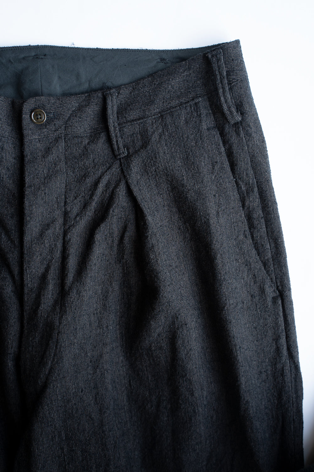 【ラスト1点】Wide and Tapered Silent Trousers"PACE"-SW（CACAO NIB）