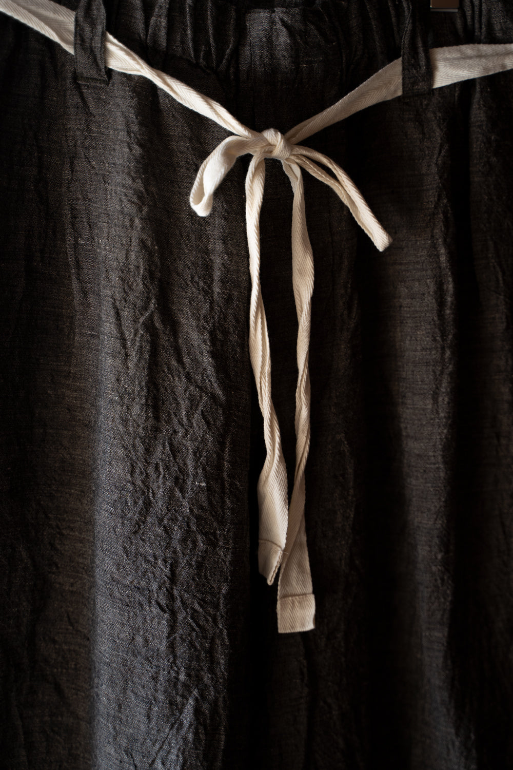 Egg Shape Easy Trousers "OVUM-LC"（BROWN）