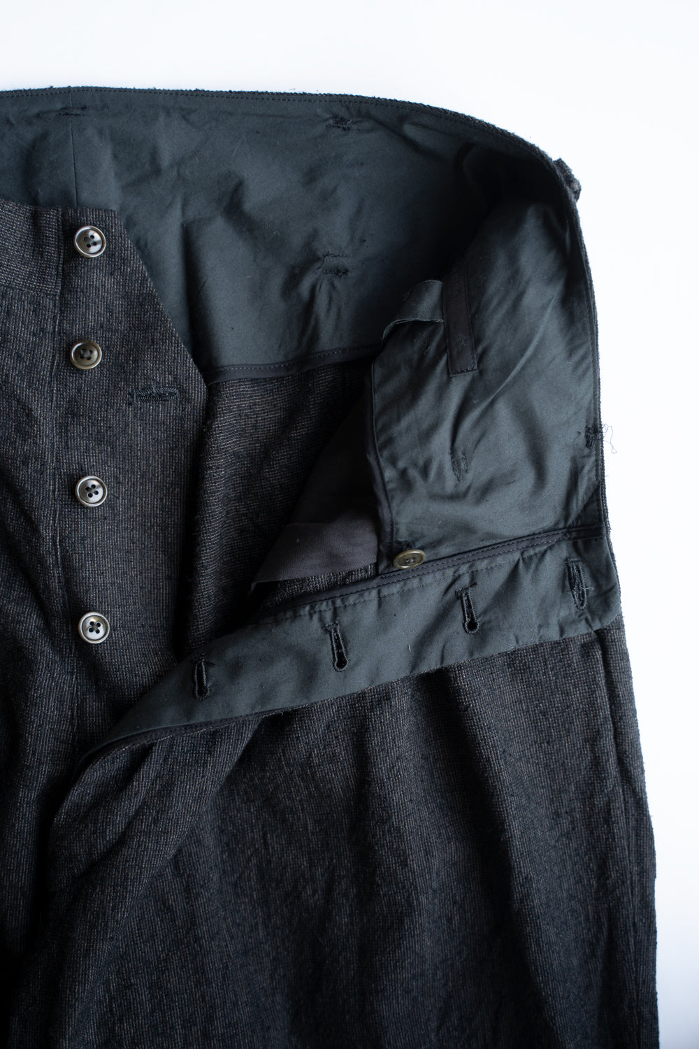 【ラスト1点】Wide and Tapered Silent Trousers"PACE"-SW（CACAO NIB）