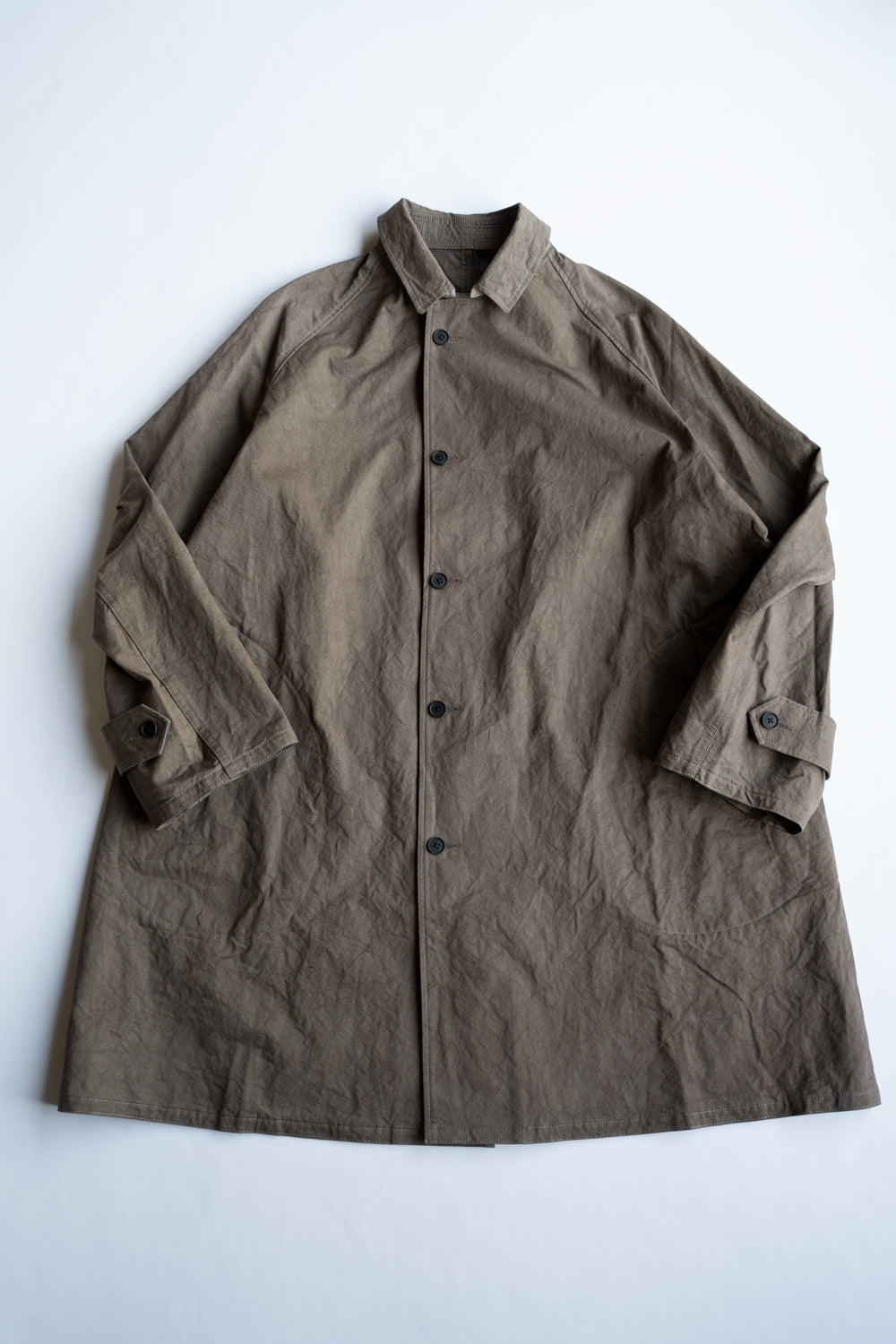 【ラスト1点】Single Layer Balmacaan Coat "GOHST Ⅱ"（DUST）