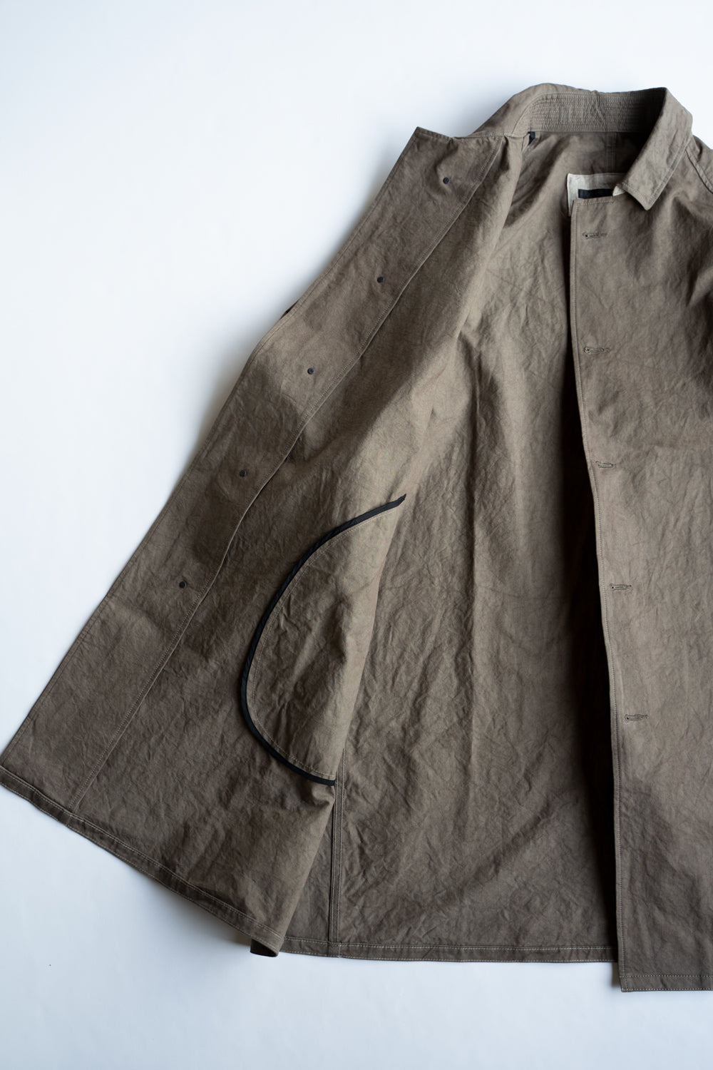 【ラスト1点】Single Layer Balmacaan Coat "GOHST Ⅱ"（DUST）