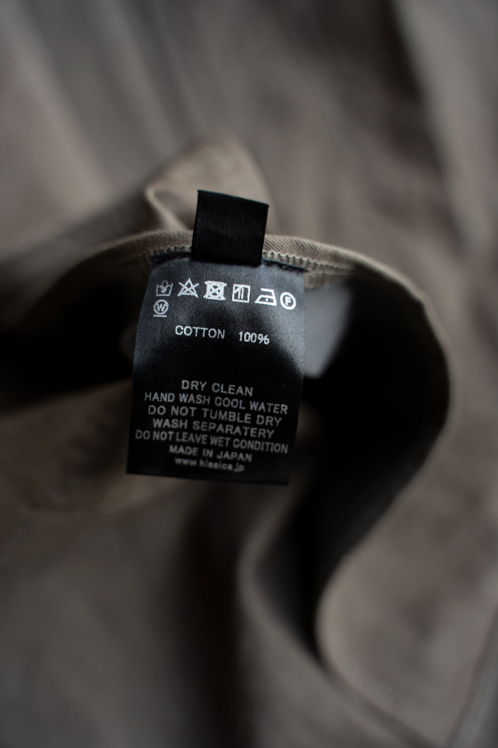 【ラスト1点】Single Layer Balmacaan Coat "GOHST Ⅱ"（DUST）