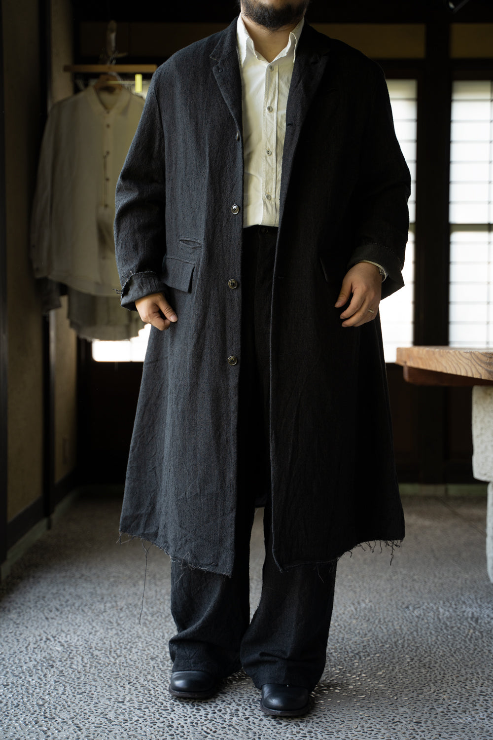 【ラスト1点】Cut Off Classic Straight Coat "1983"-SW（CACAO NIB）