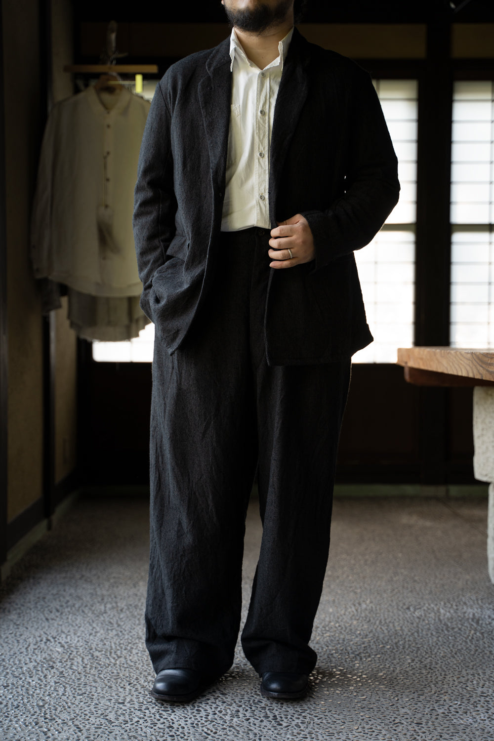 【ラスト1点】A Blazer In Decadence"CHESS"-SW（CACAO NIB）