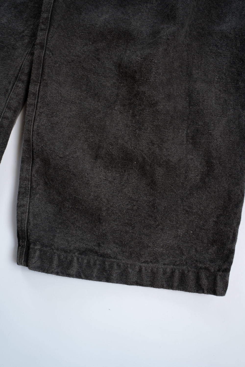 亜麻苧麻ワイドパンツ(炭)