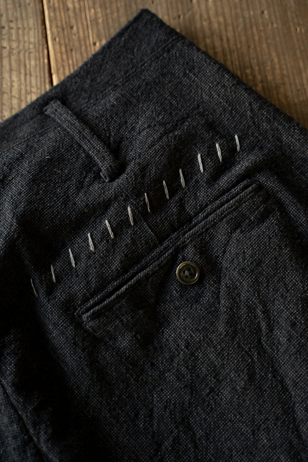 【ラスト1点】Wide and Tapered Silent Trousers"PACE"-SW（CACAO NIB）