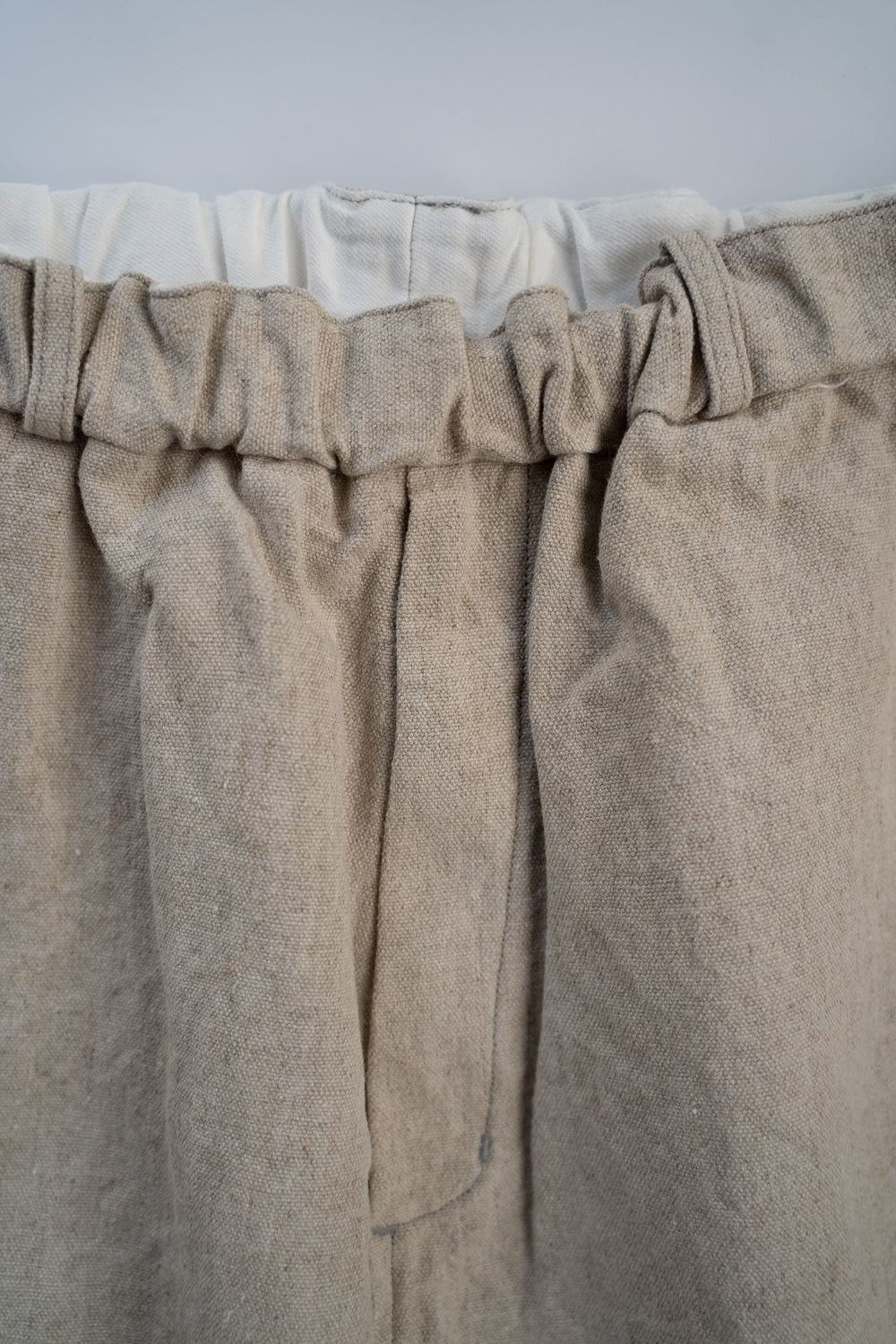 亜麻苧麻ワイドパンツ(生成)