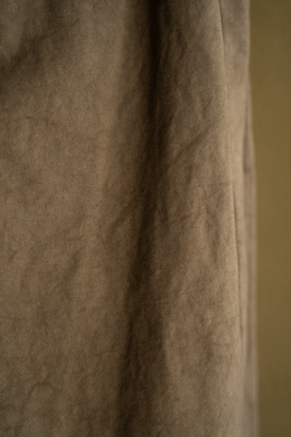 Side Tucked Wide Straight Trousers "LINDBERG Ⅱ"-TW（DUST）