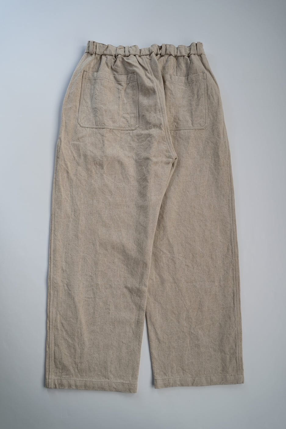亜麻苧麻ワイドパンツ(生成)