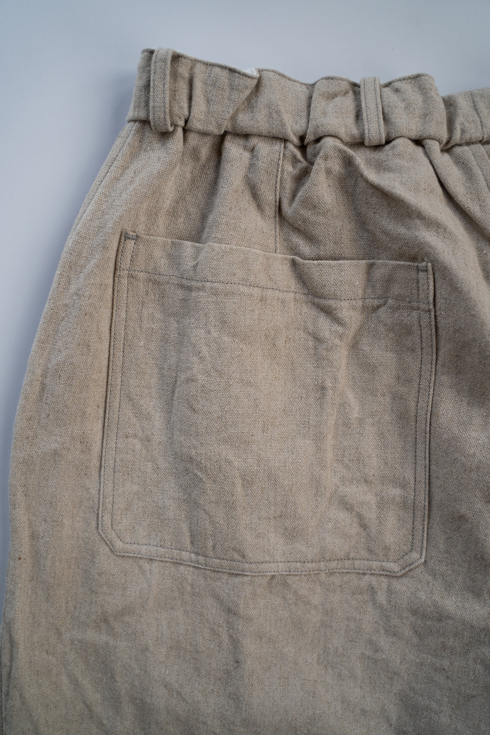 亜麻苧麻ワイドパンツ(生成)
