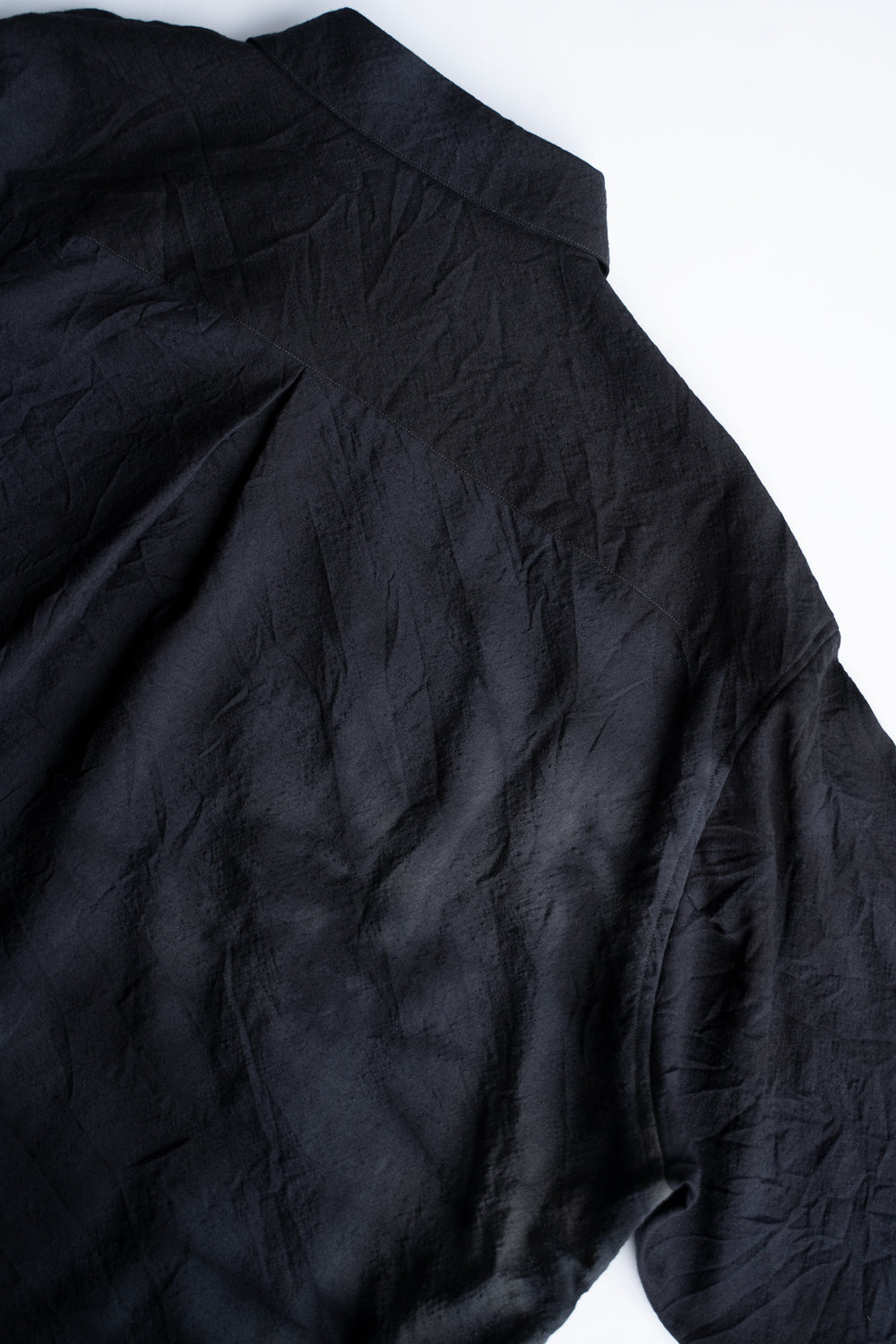 Over Sized Short Collar Shirts "SH-039"-MN（GRAY）
