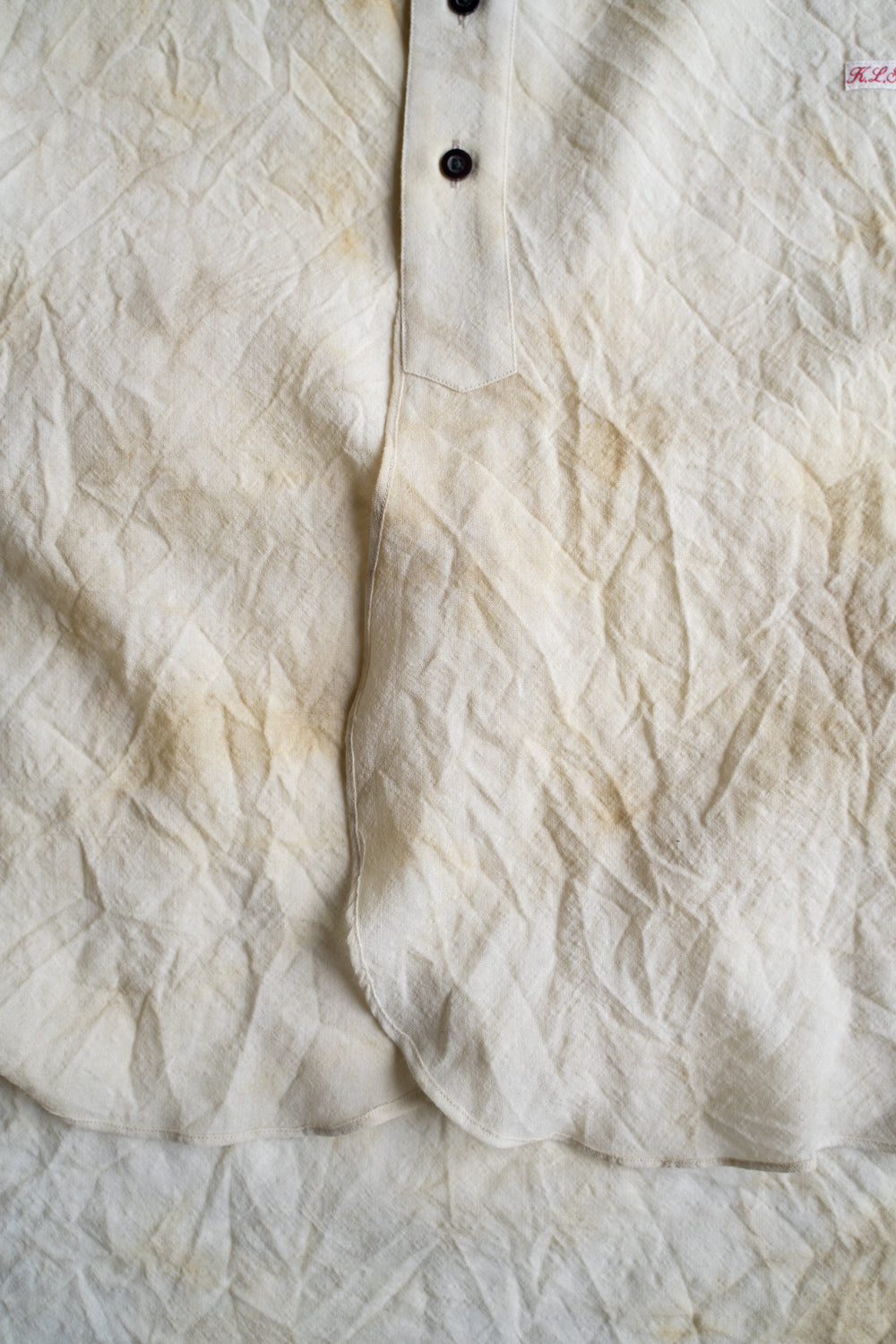 【ラスト1点】Over Sized Short Collar Shirts "SH-039"-MN（ECRU）