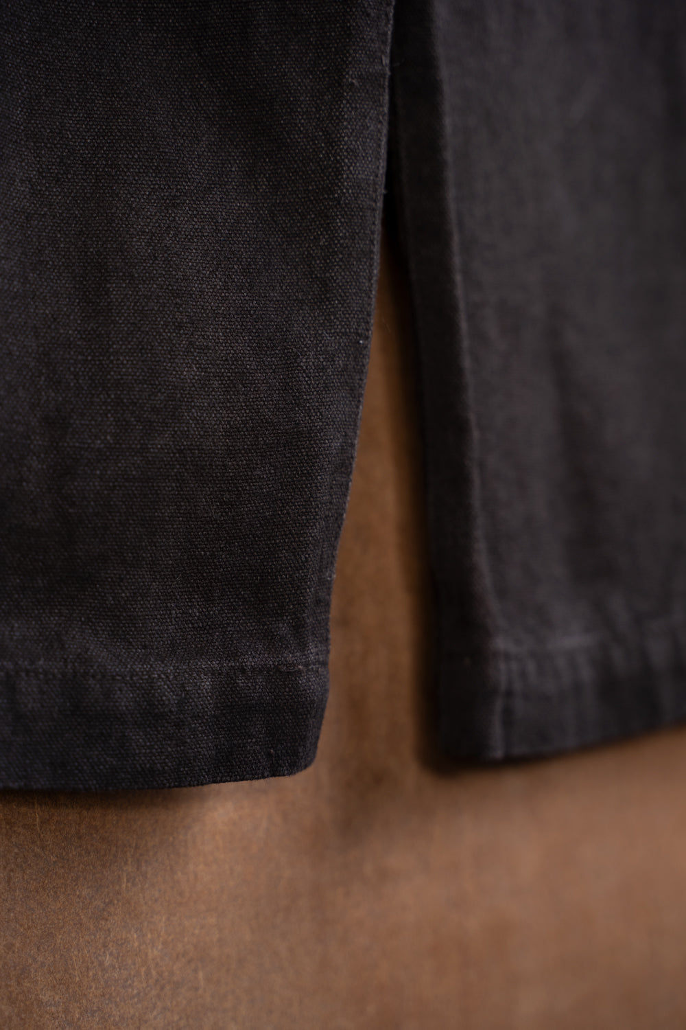 【ラスト1点】亜麻苧麻ワイドパンツ(泥染)