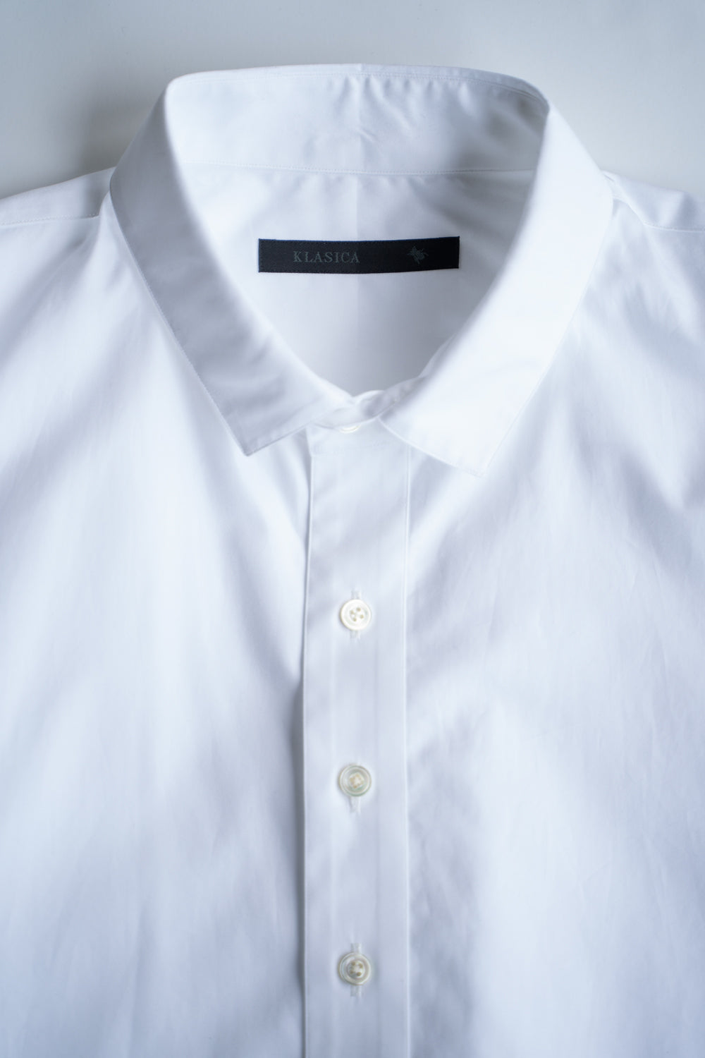 Over Sized Short Collar Shirts "SH-039"-CO（WHITE）