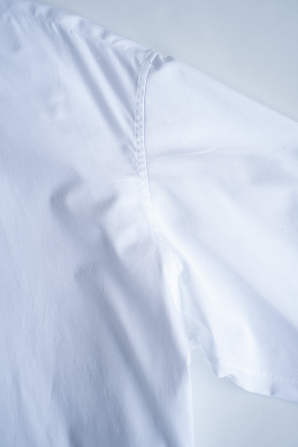Over Sized Short Collar Shirts "SH-039"-CO（WHITE）