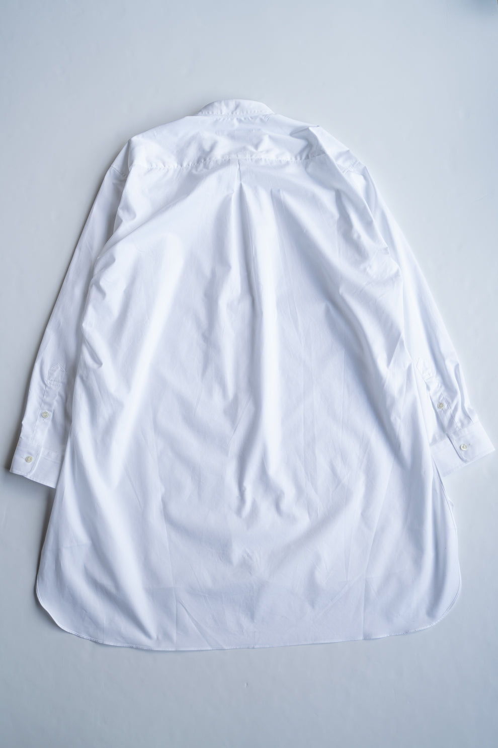 Over Sized Short Collar Shirts "SH-039"-CO（WHITE）