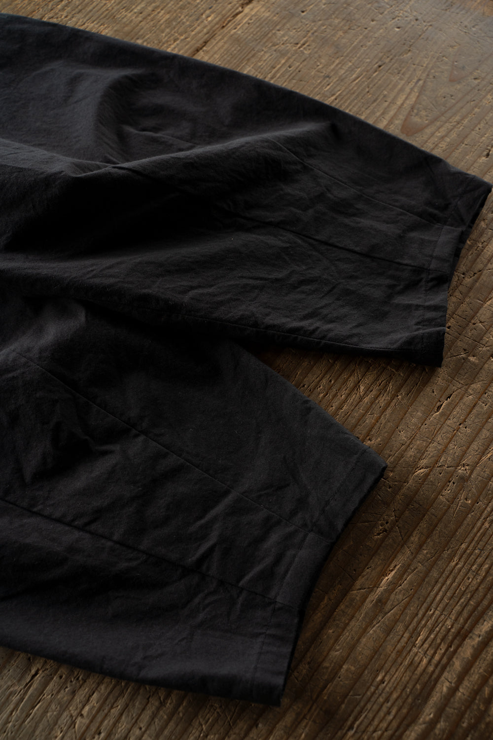 ハイデンシティーコットンダーツパンツ（BLACK）