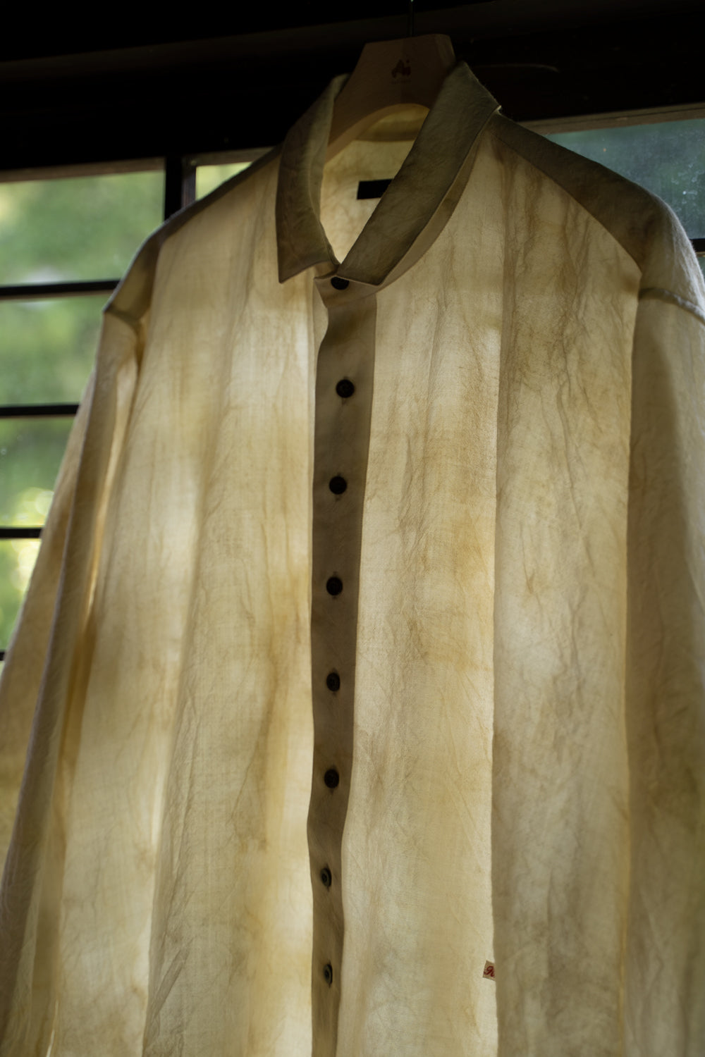 【ラスト1点】Over Sized Short Collar Shirts "SH-039"-MN（ECRU）